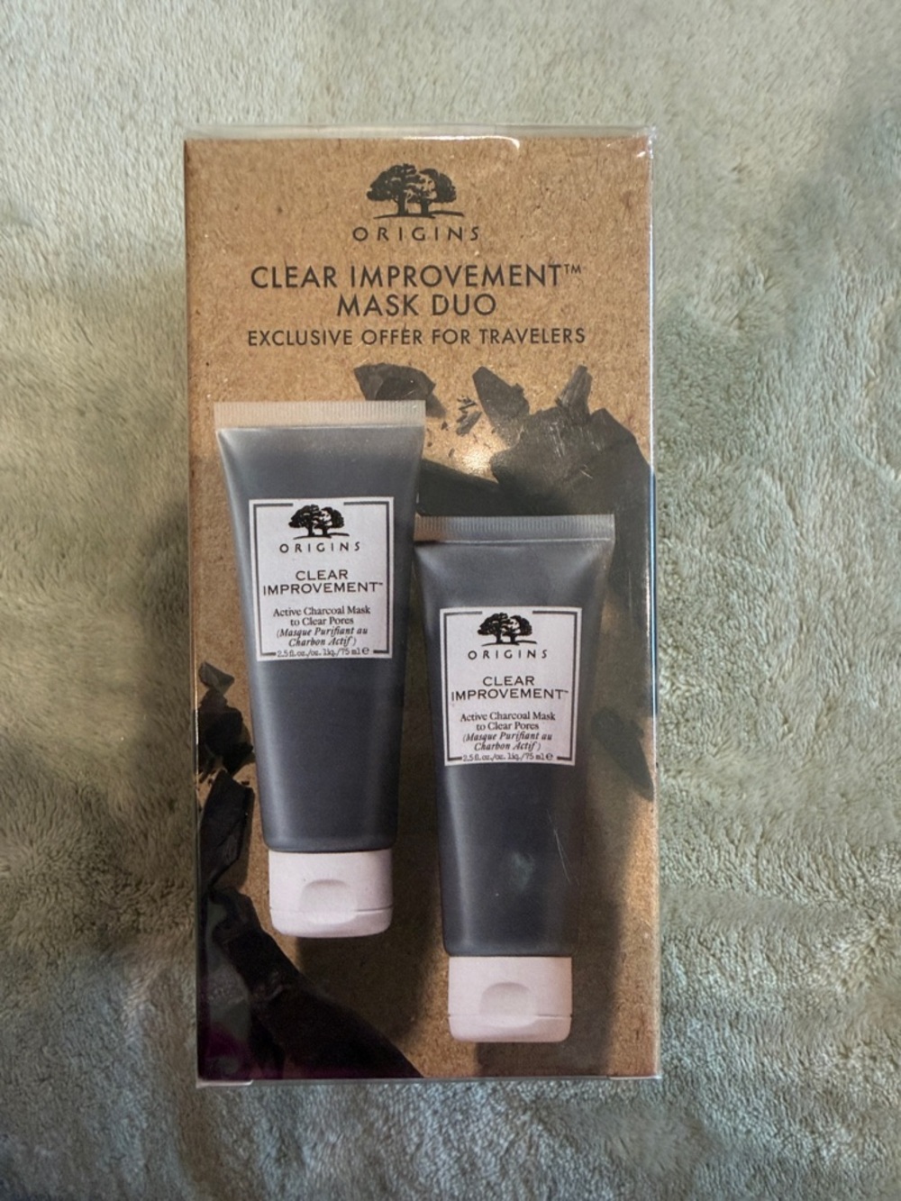 Origins Clear Improvement Mask Duo - Black & White 2.5oz Qty 2